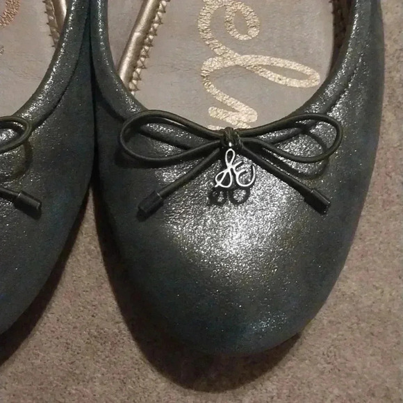 Sam Edelman Iridescent Felicia Rounded Ballet Flat Size 7.5W - Picture 3 of 8